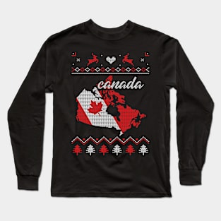 Christmas in Canada Long Sleeve T-Shirt